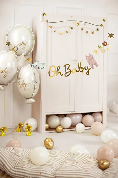 Шар - фигура "Воздушный шар Oh baby" — доставка по Москве