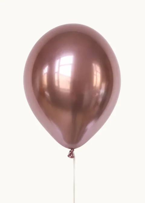 Шар с гелием. Хром розовый